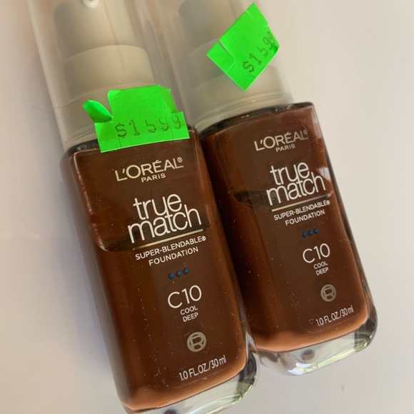 L’Oreal True Match Super-Blendable Foundation C10 Cool Deep - Picture 3 of 3